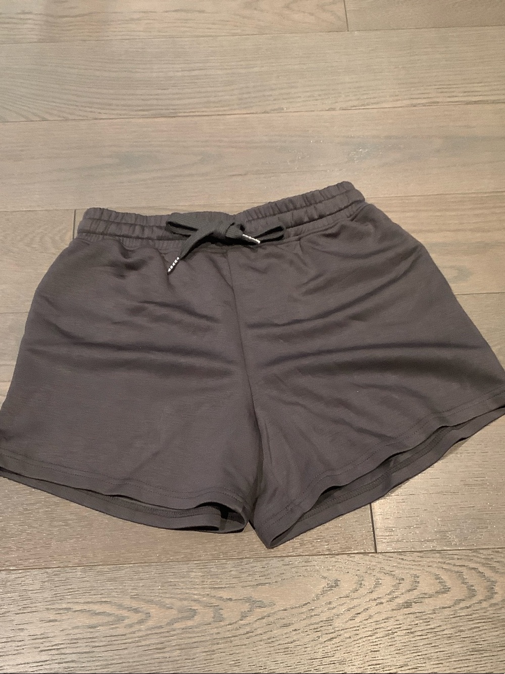 Women's Athletic Drawstring Shorts - Black